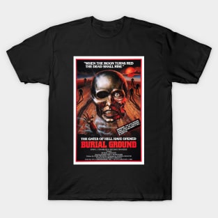 Burial Ground (AKA..Nights of Terror) VHS box art T-Shirt